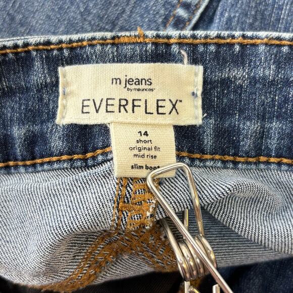M Jeans by Maurices Everflex Women's 14 Short Original Fit Mid Rise Slim Boot - Picture 3 of 4